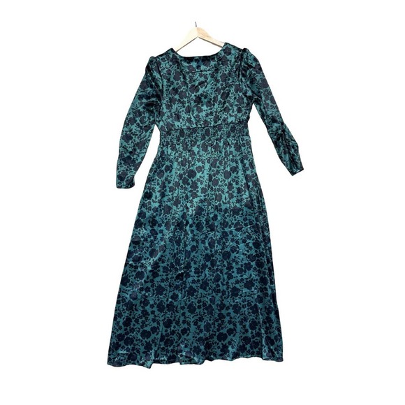 NSR Green Floral Dress Size XL - Picture 2 of 4